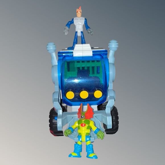 2011 Fisher Price Imaginext Moon Space Station Moon Hauler Alien & Astronaut - Picture 3 of 13